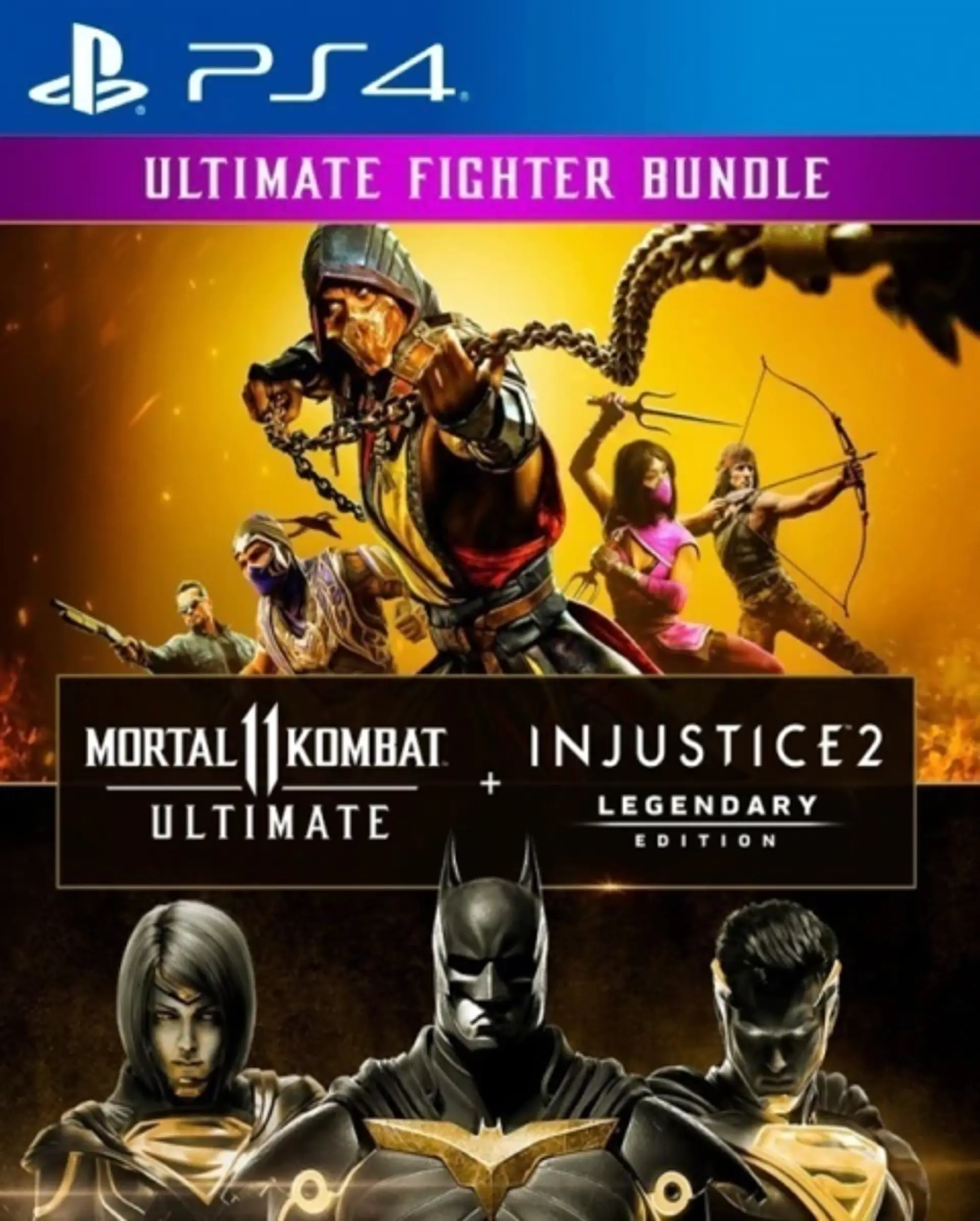 MORTAL KOMBAT 11 Ultimate + INJUSTICE 2 Leg. Edition PS4 Digital 1