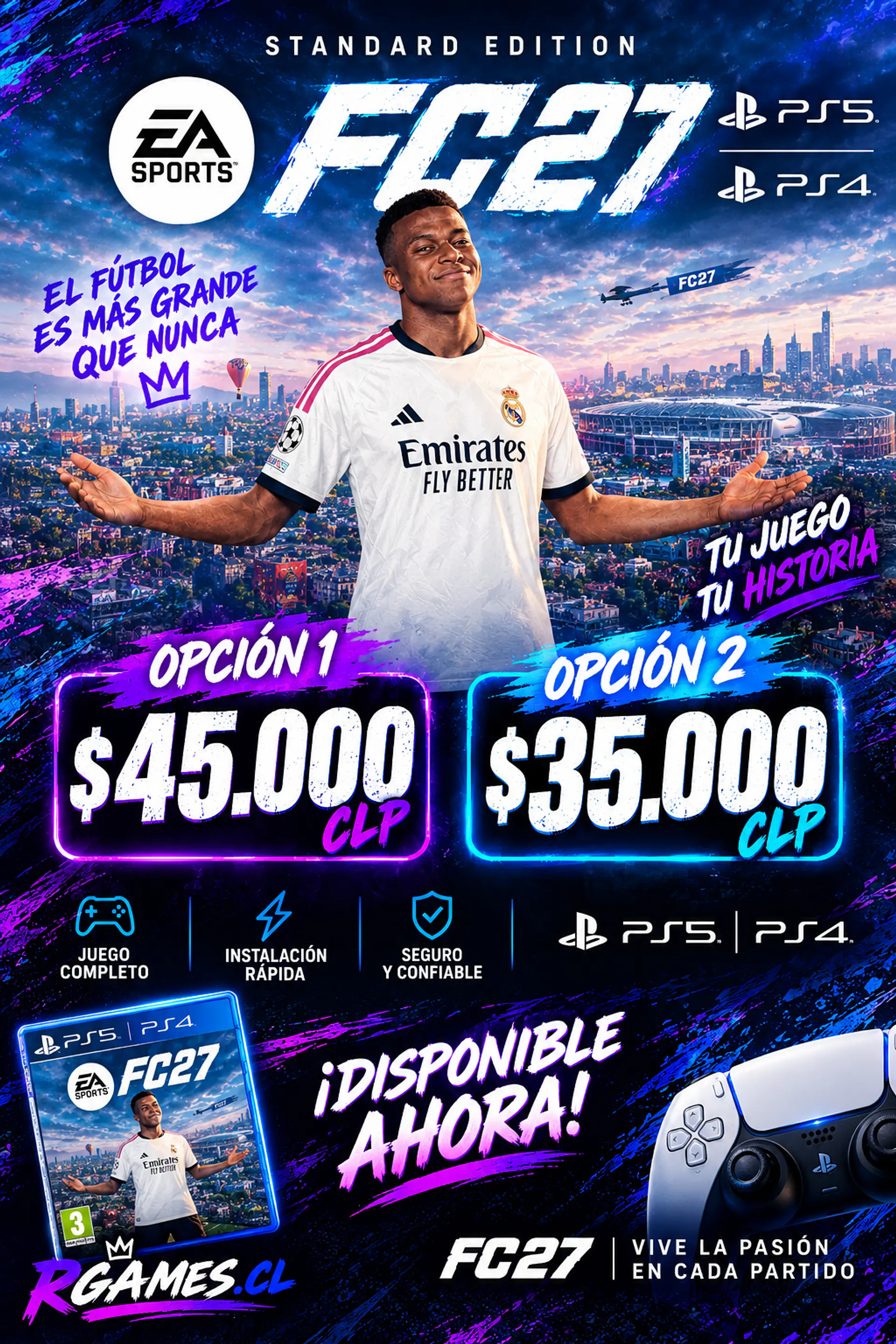 FC 27 STANDARD EDITION PS4 Y PS5  1