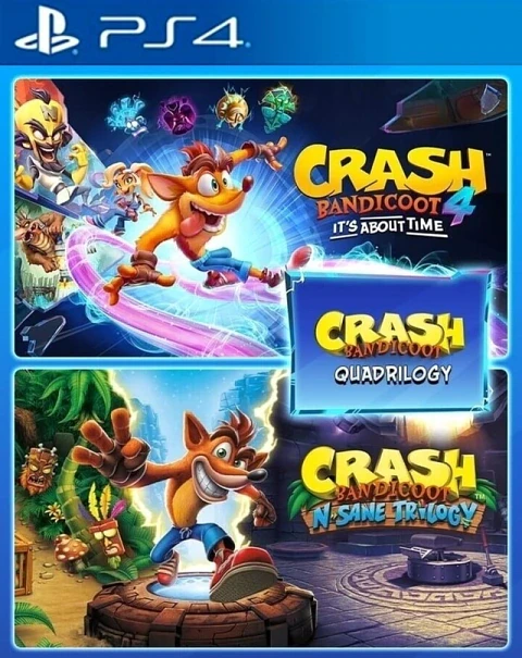pack crash ps4 y ps5 
