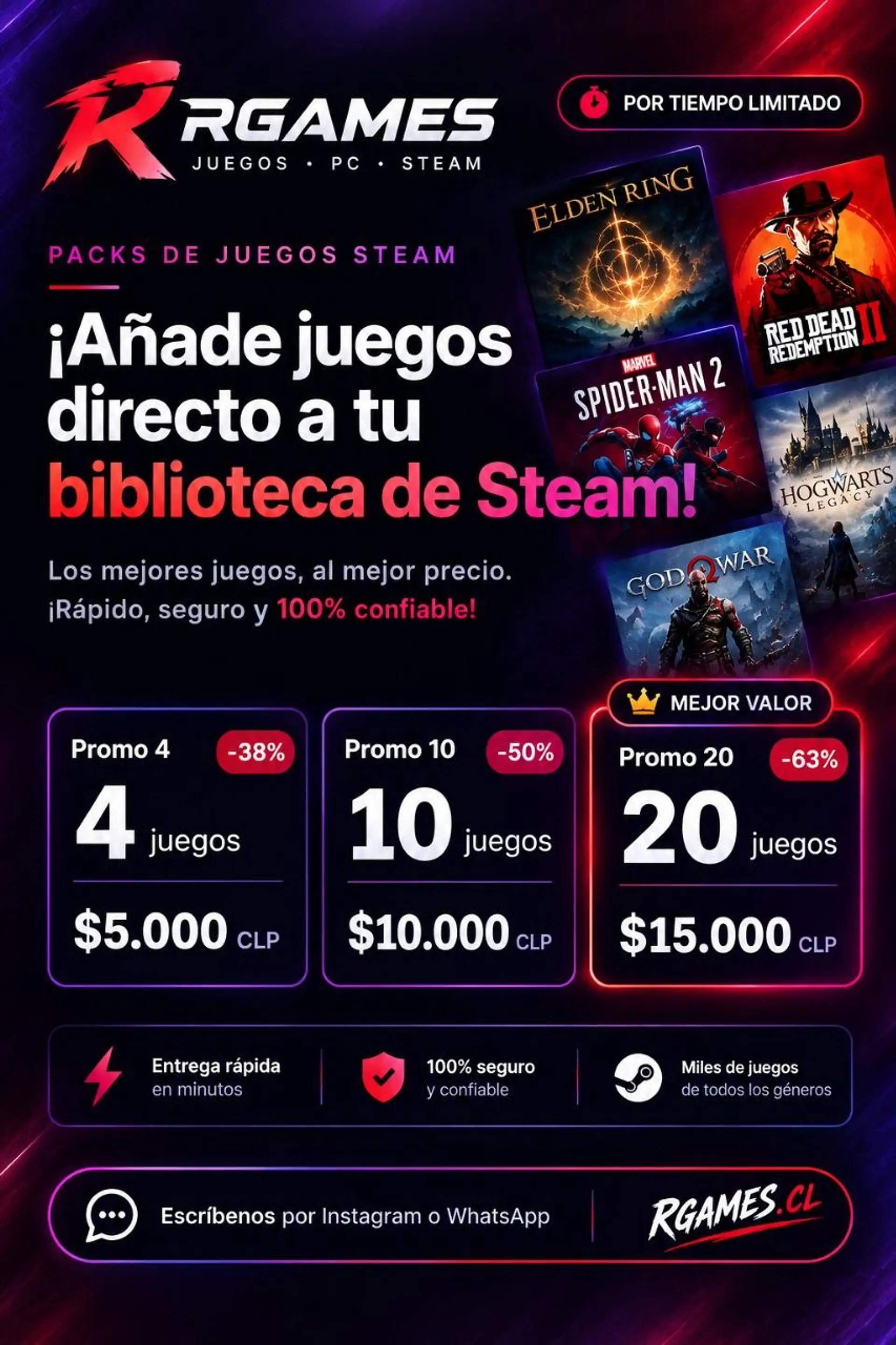 juegos a elecion steam  1