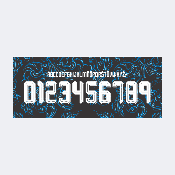 Tipografía Argentina Away Kit 2026 1