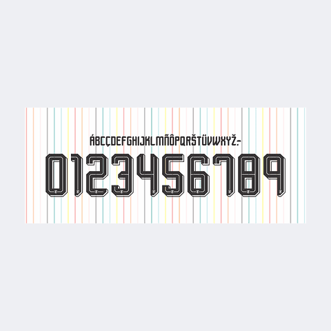 Tipografía Adidas Away Kit 2026