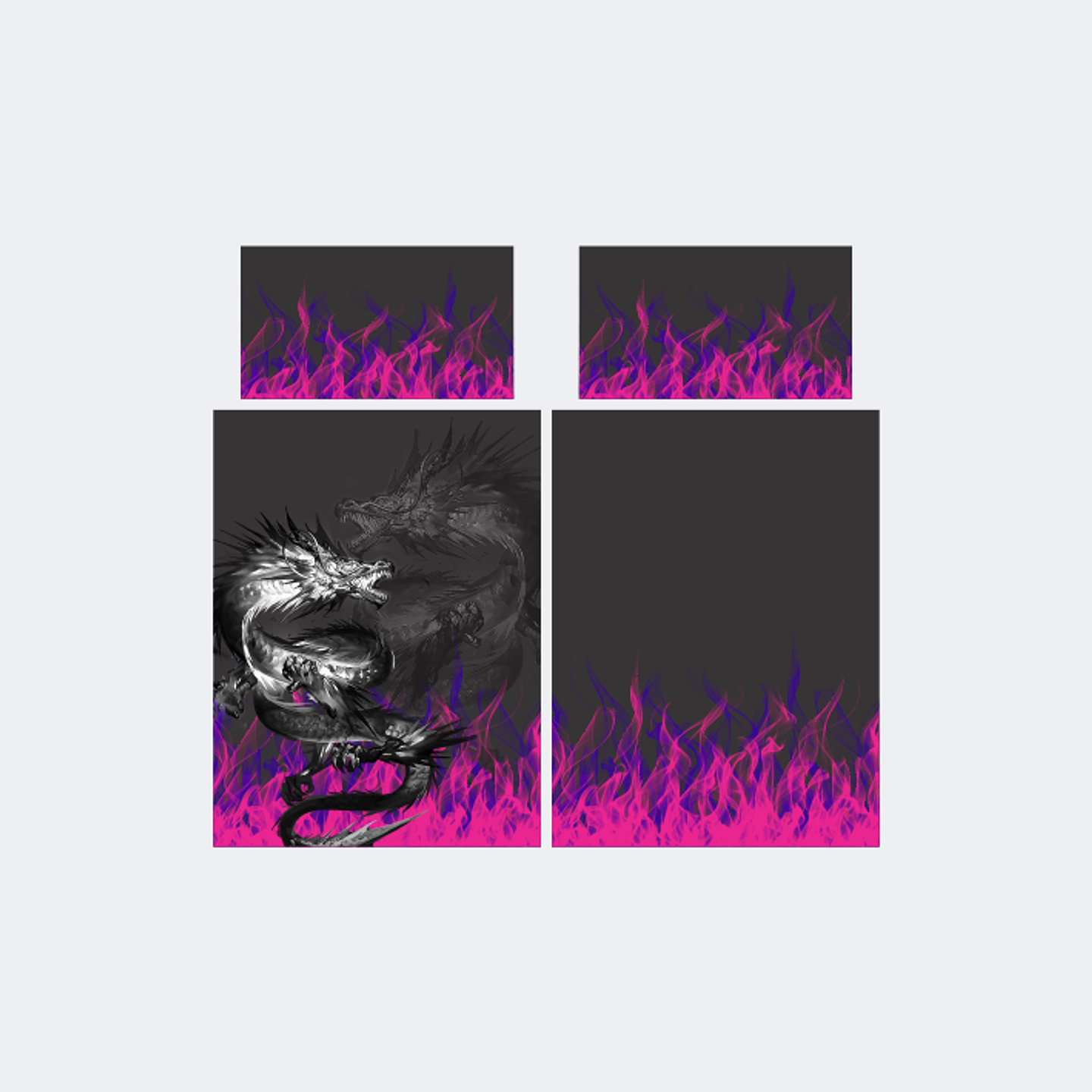 Camiseta Dragón Negro  Fuego InterClasse 1