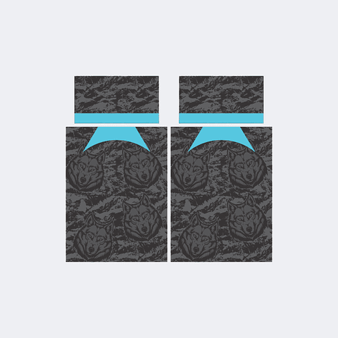 Camiseta Lobo Negro Plomo InterClasse 2024