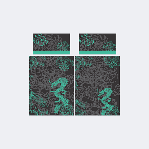 Camiseta Dragón Verde Jade Negro InterClasse 2024