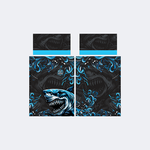 Camiseta Tiburon Negro Turquesa InterClasse 2025