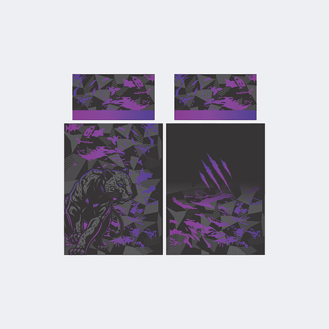 Camiseta Pantera Morado Negro InterClasse 2024