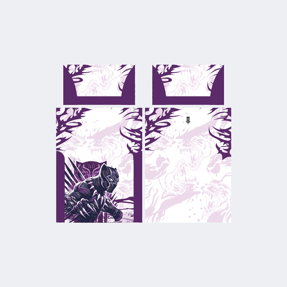 Camiseta Pantera Negra Morado InterClasse 2025 1