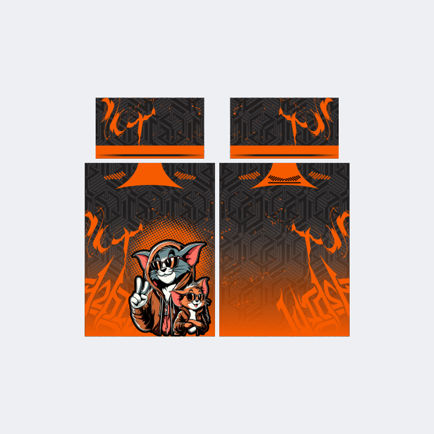 Camiseta Tom e Jerry V1 Negro InterClasse 2025 1