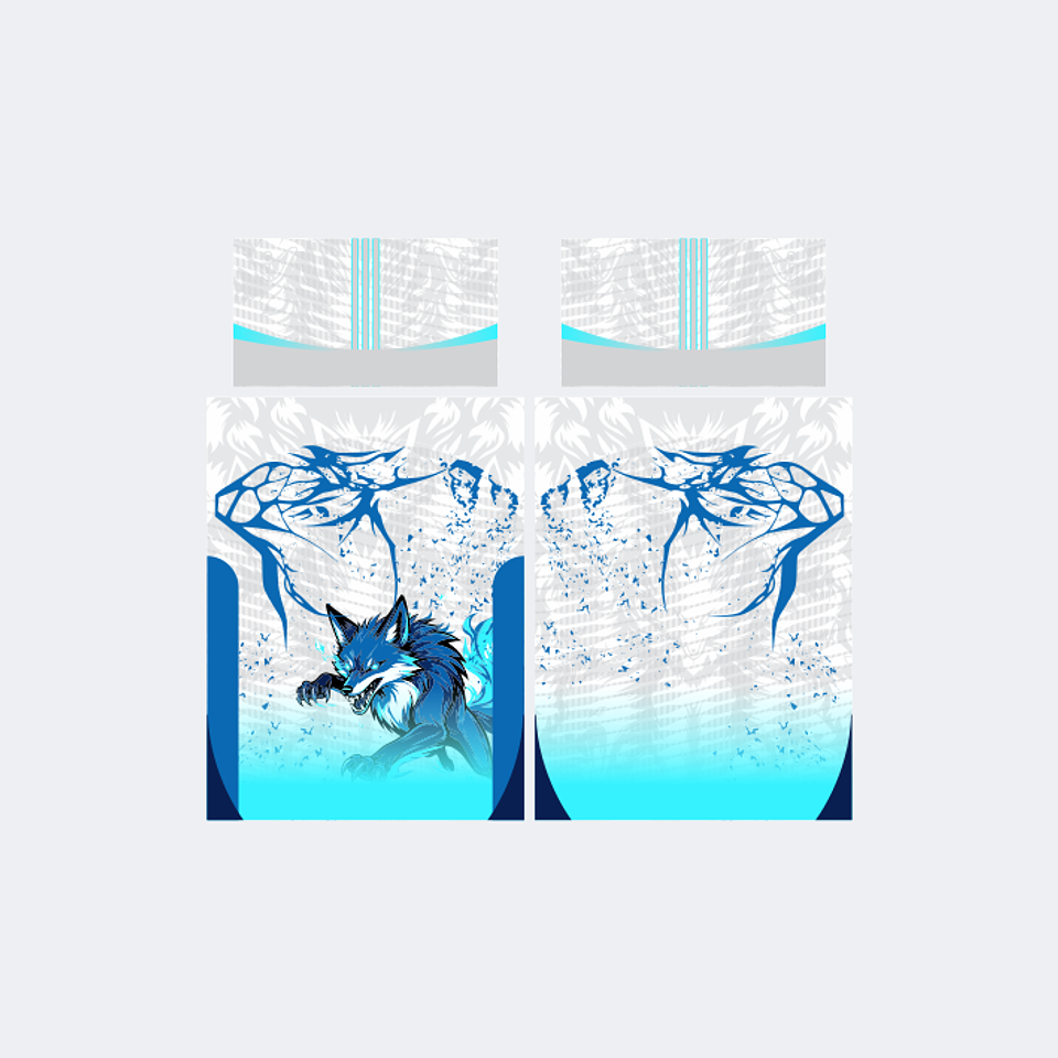 Camiseta Zorro Turquesa Azulino InterClasse 2025 1