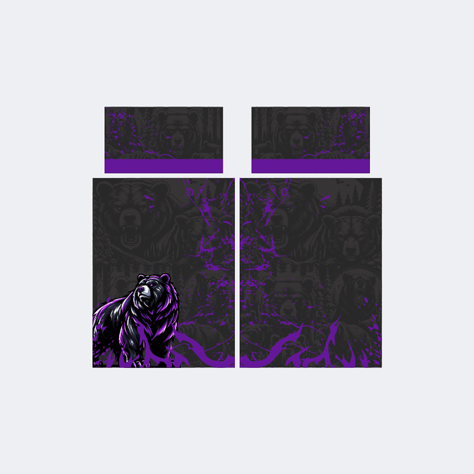 Camiseta Oso Negro Morado InterClasse 2025 1