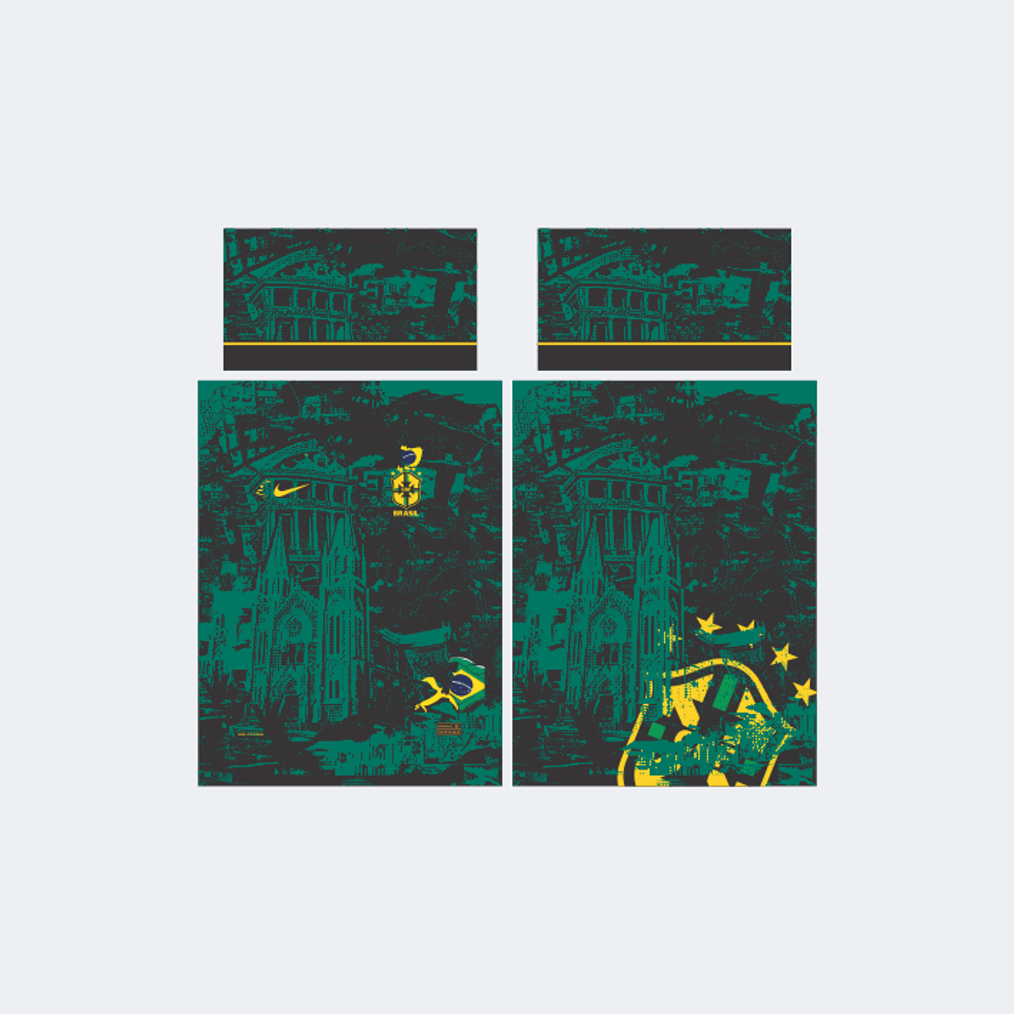 Camiseta Brasil Negro Verde InterClasse 2025 1