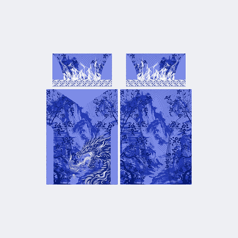 Camiseta Dragón Azulino Morado InterClasse 2025