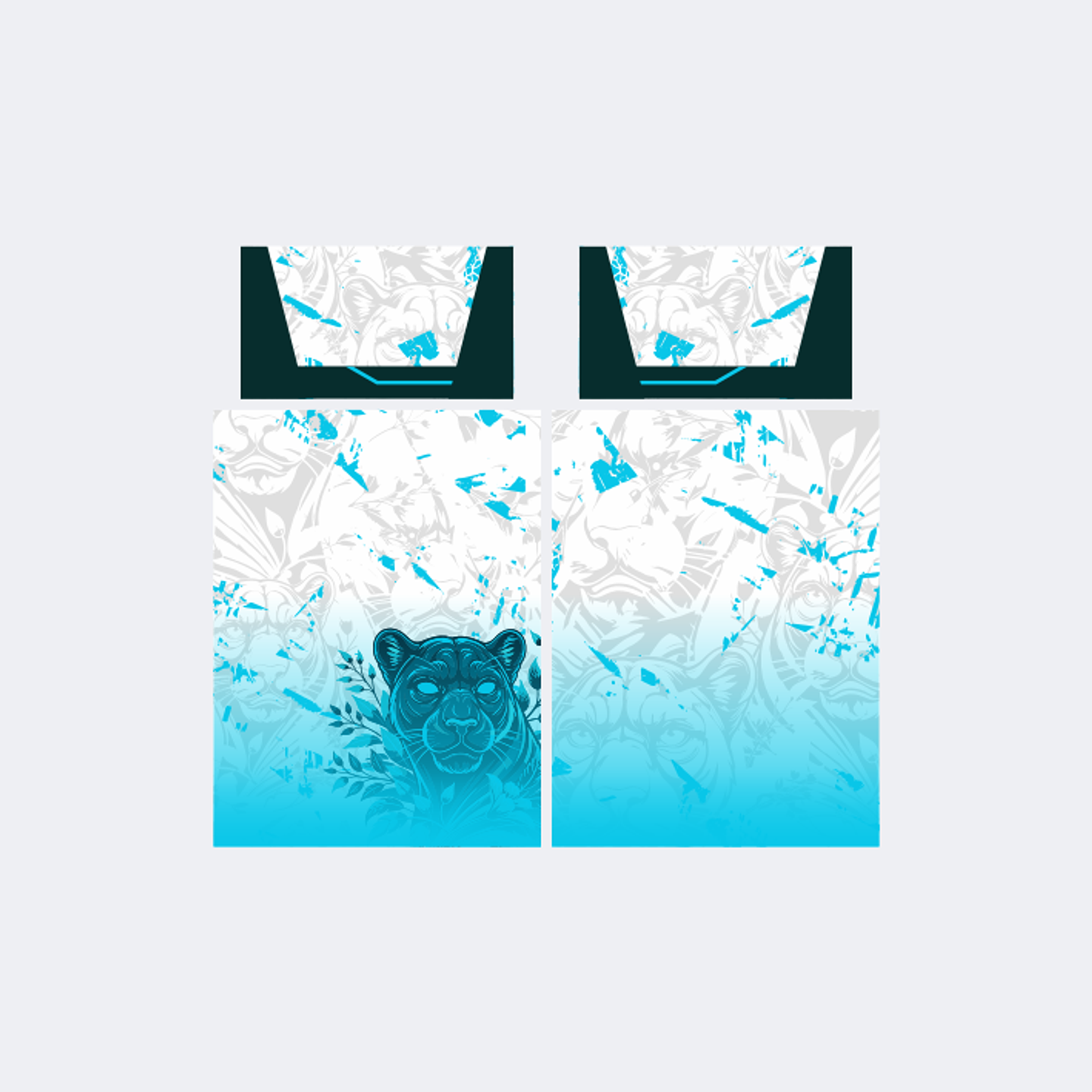 Camiseta Pantera Turquesa InterClasse 2025 1