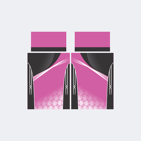 Camiseta Chinito Negro Rosado