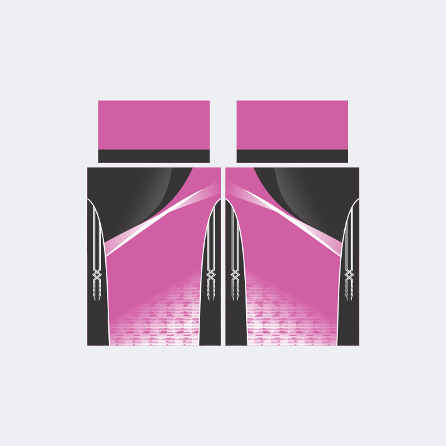 Camiseta Chinito Negro Rosado 1