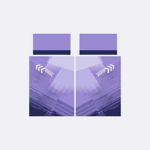 Camiseta Chinito Marino Morado