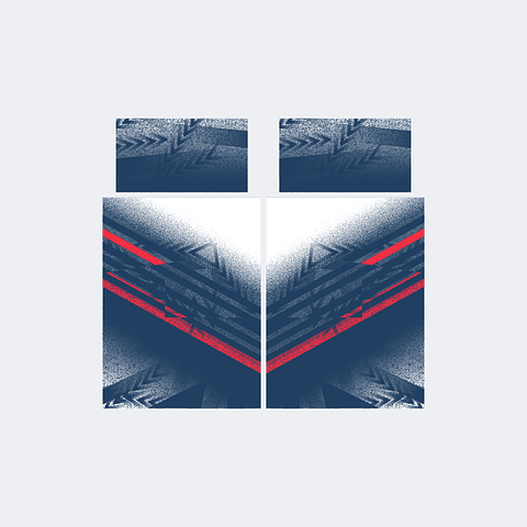 Camiseta Chinito Marino Blanco