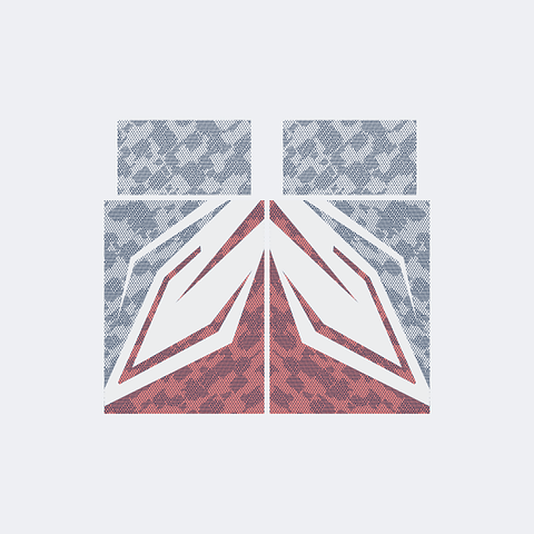 Camiseta Chinito Blanco Azul Marino Trama