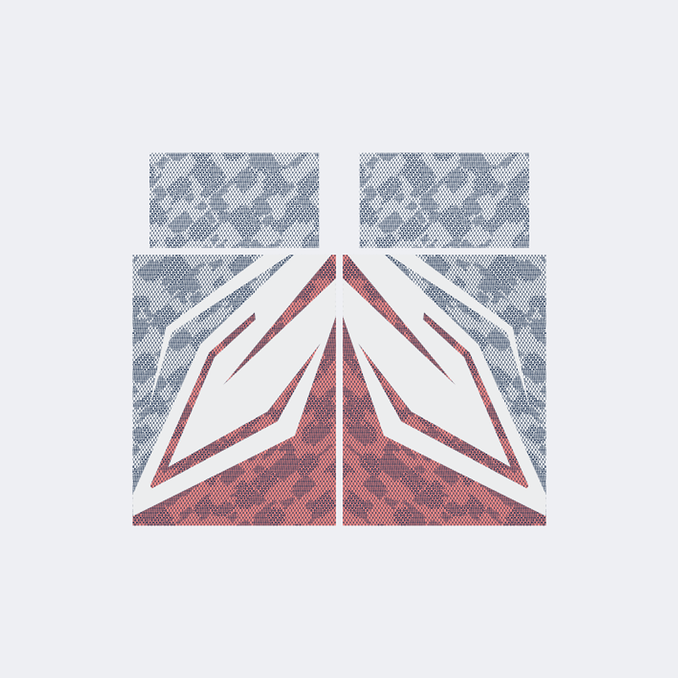 Camiseta Chinito Blanco Azul Marino Trama 1