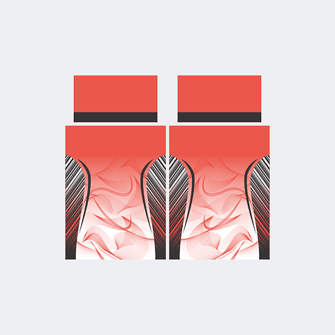 Camiseta Chinito Negro Naranja