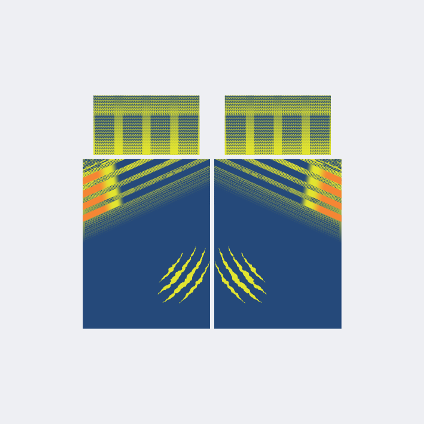 Camiseta Chinito Azul Marino Verde Limón 1