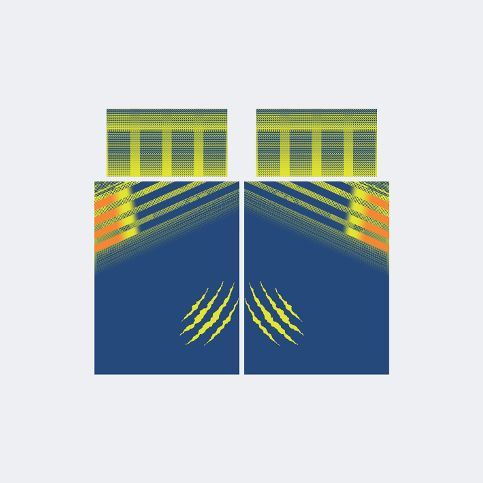 Camiseta Chinito Azul Marino Verde Limón 1