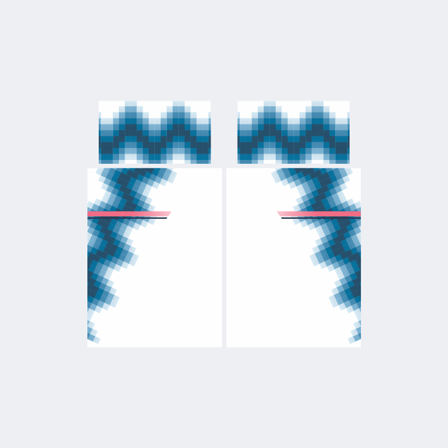 Camiseta Chinito Blanco Azul Marino 1