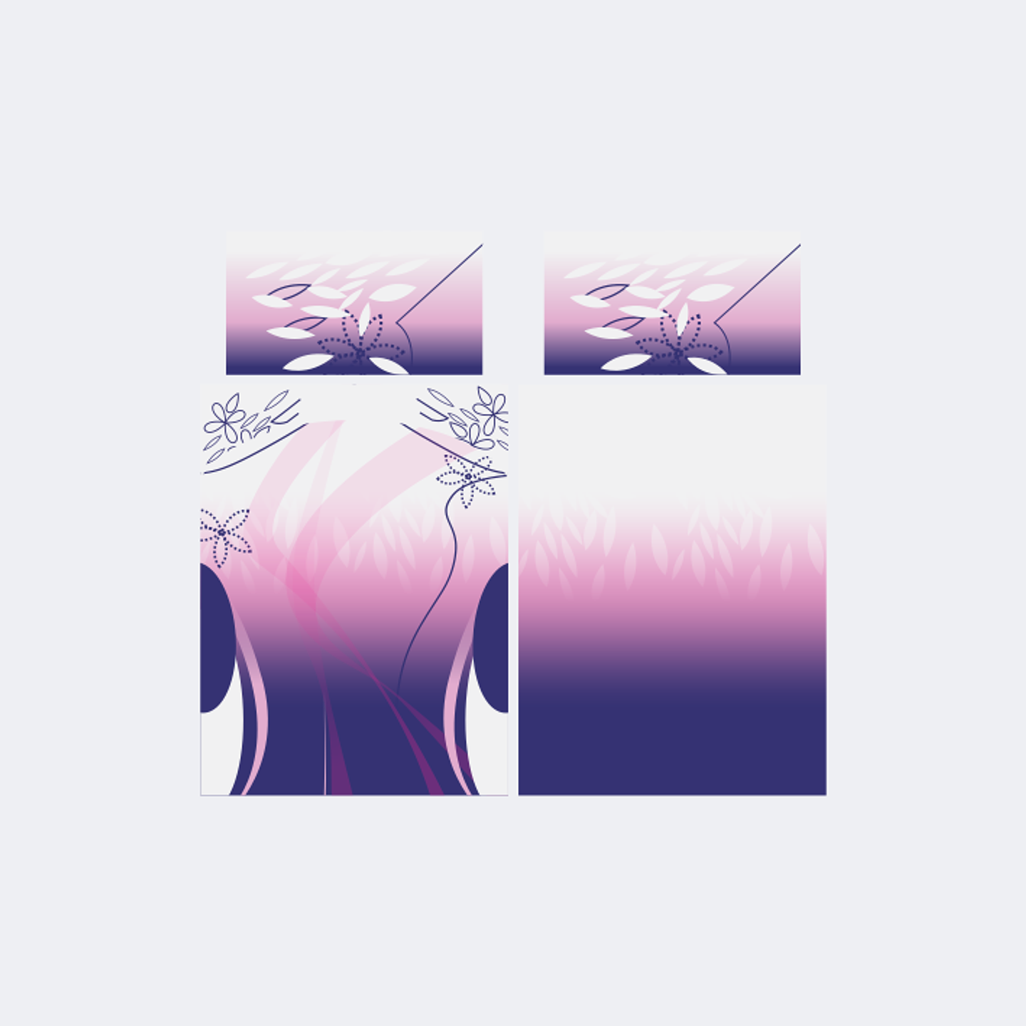 Camiseta Chinito Marino Blanco Flor 1