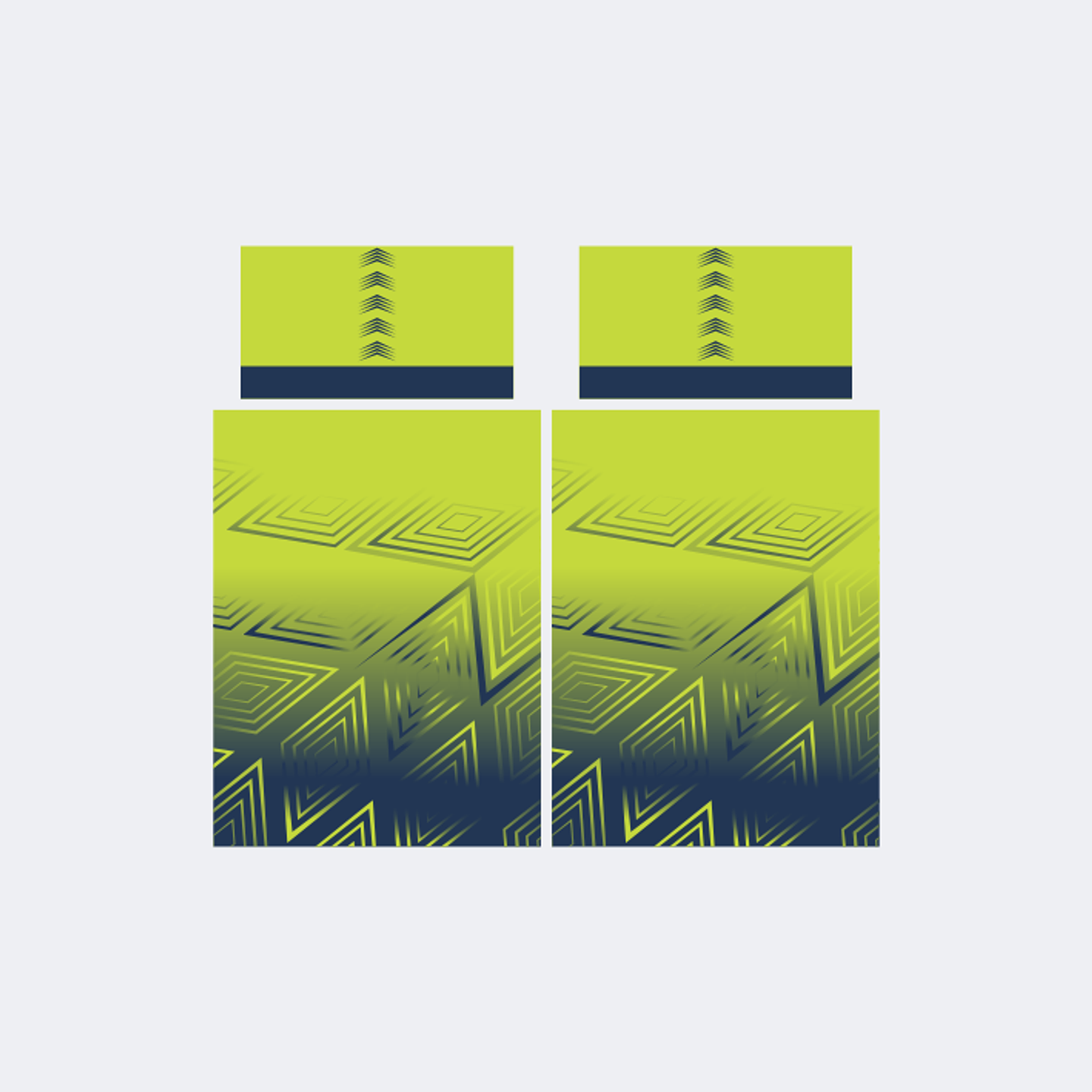 Camiseta Chinito Verde Limón Marino 1