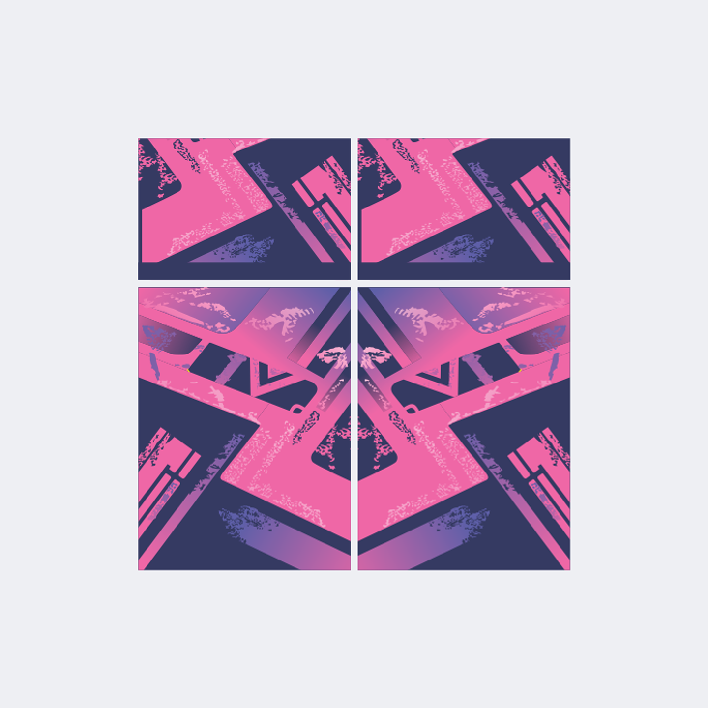 Camiseta Chinito Marino Rosado Claro 1