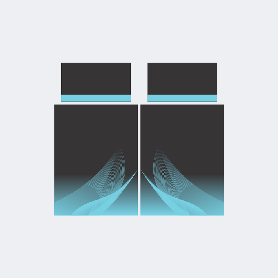 Camiseta Chinito Celeste Negro 1