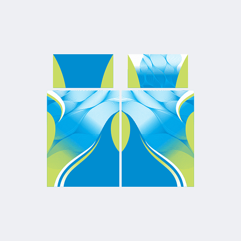 Camiseta Chinito Turquesa Azulino