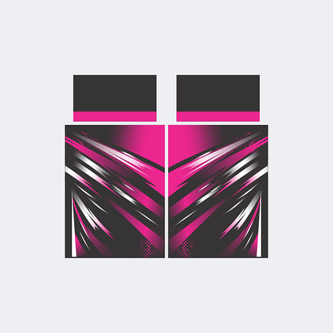 Camiseta Chinito Negro Rosado Blanco