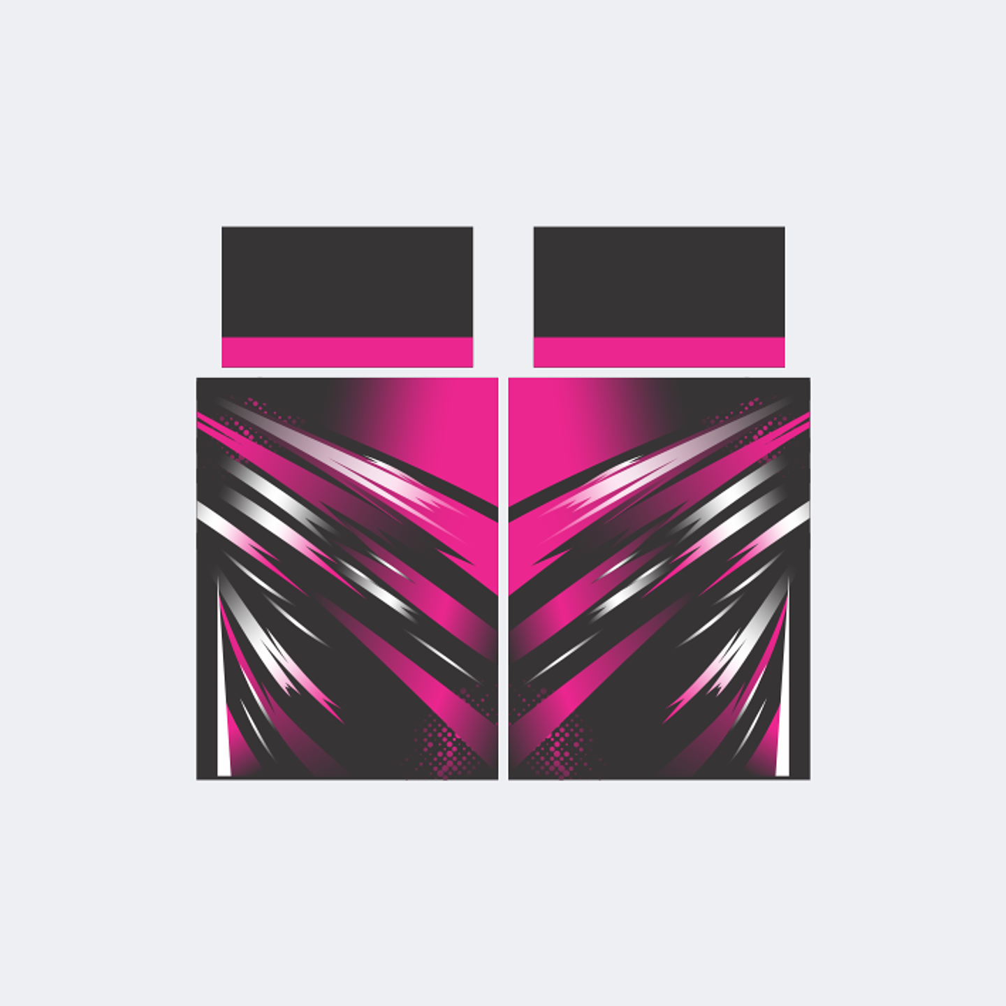 Camiseta Chinito Negro Rosado Blanco 1