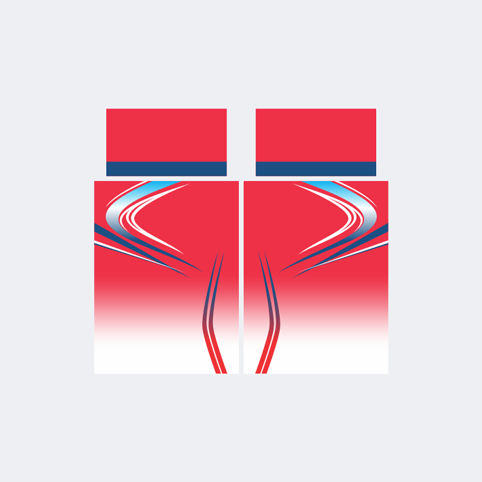 Camiseta Chinito Rojo Degrade Blanco 1