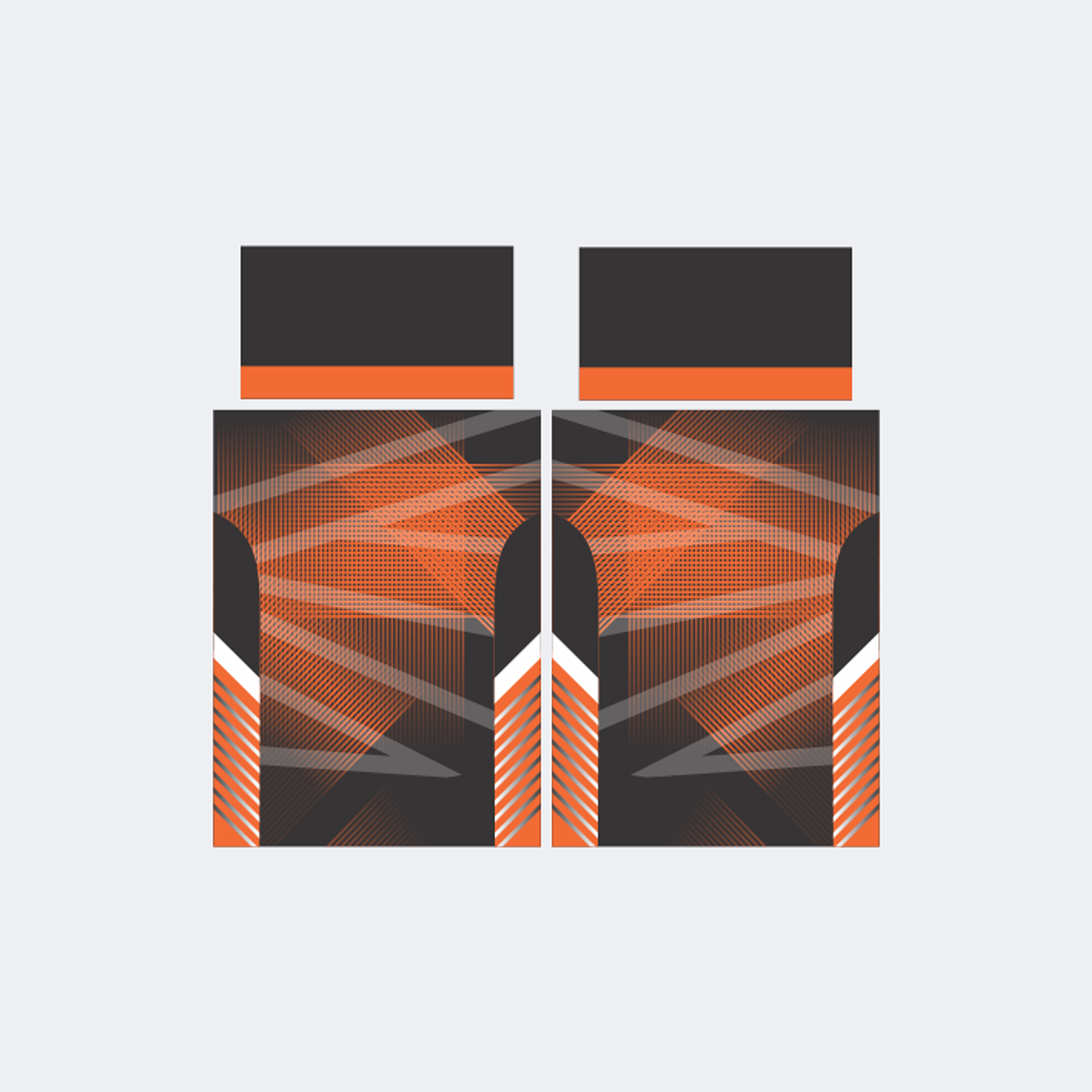 Camiseta Chinito Negro Naranja Blanco 1