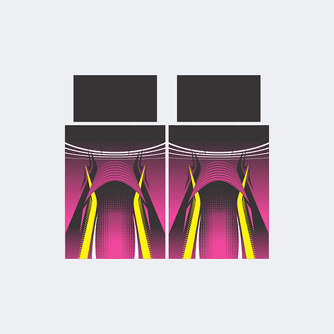 Camiseta Chinito Fucsia Negro