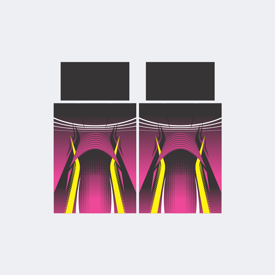 Camiseta Chinito Fucsia Negro 1