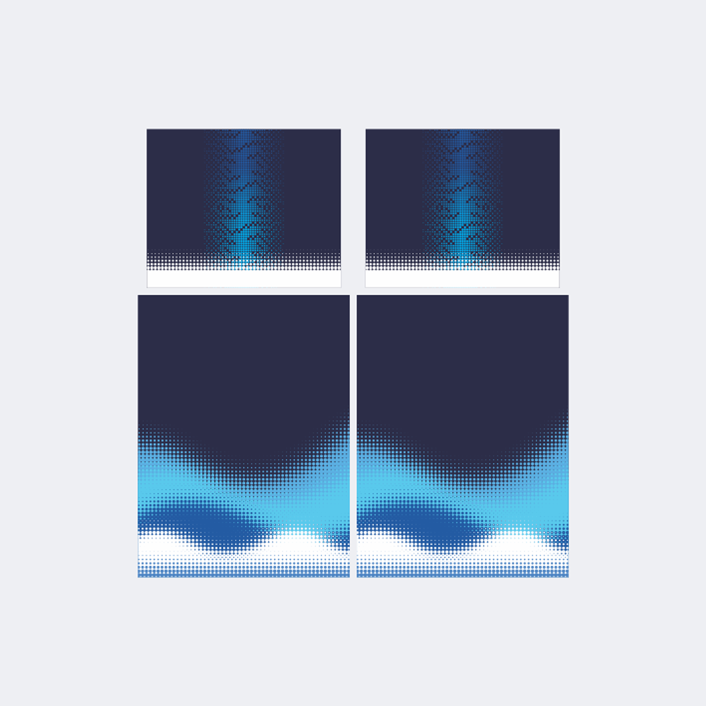 Camiseta Chinito Celeste Morado 1