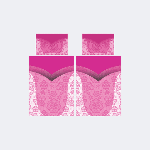 Camiseta Chinito Fucsia Blanco