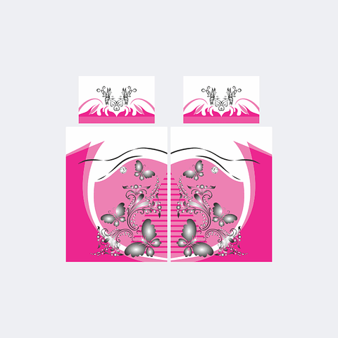 Camiseta Chinito Blanco Fucsia