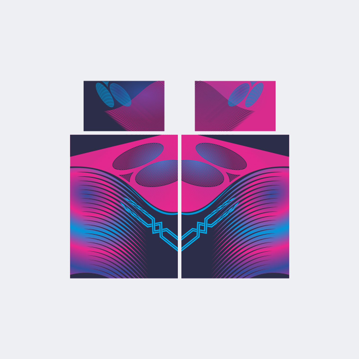 Camiseta Chinito Fucsia Morado 1