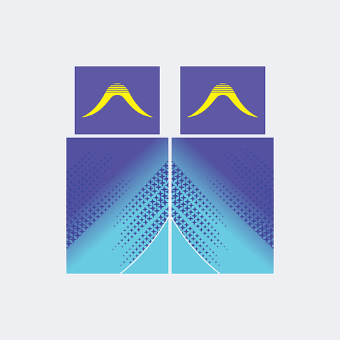 Camiseta Chinito Morado Celeste