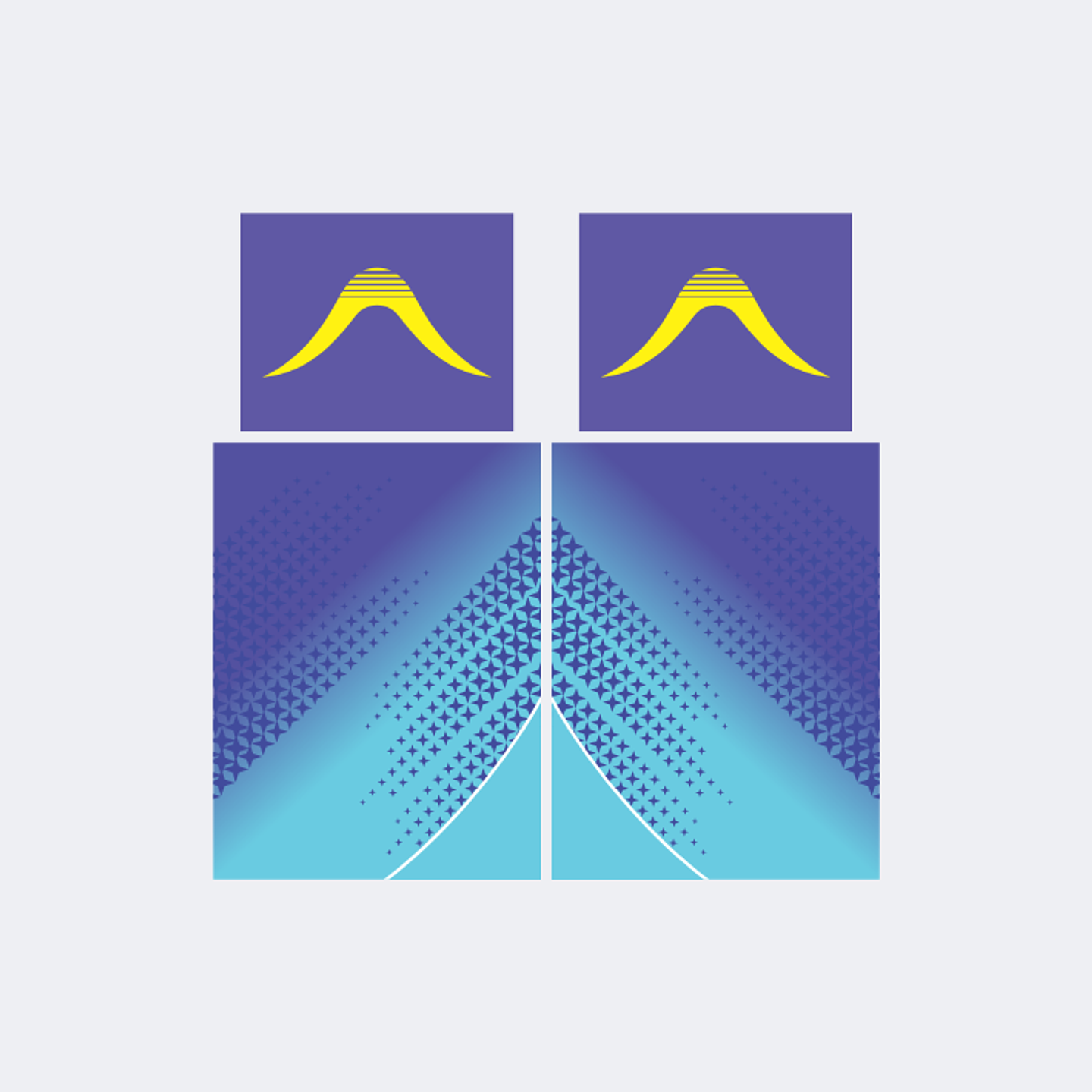 Camiseta Chinito Morado Celeste 1