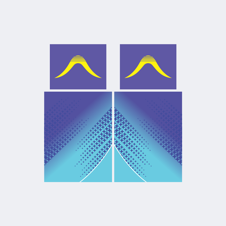 Camiseta Chinito Morado Celeste 1