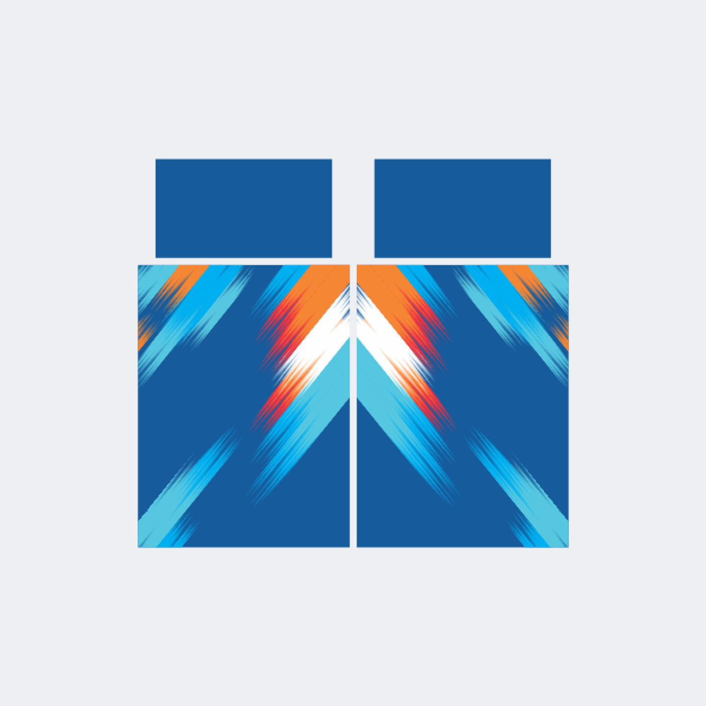 Camiseta Chinito Azulino Naranja 1