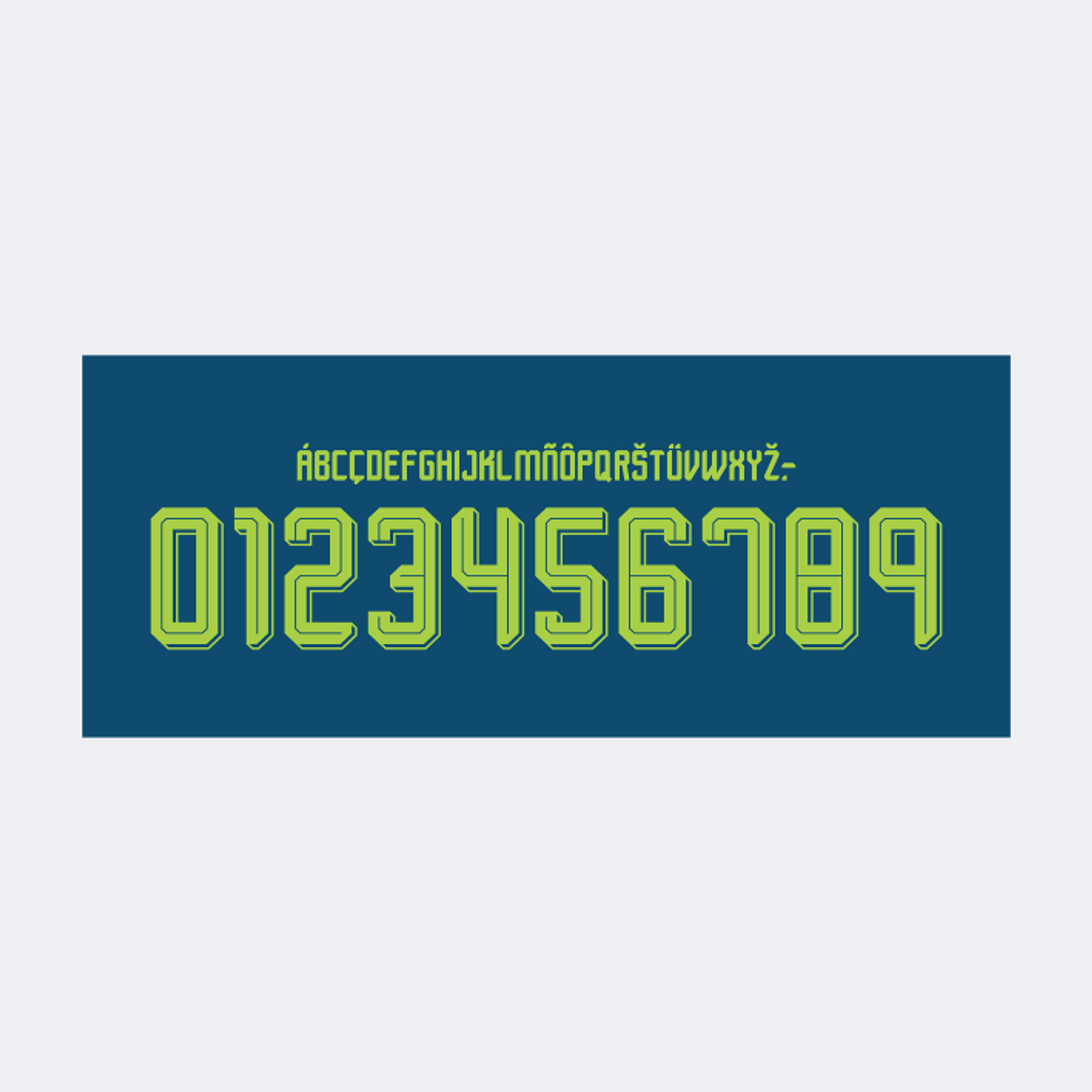 Tipografía Colombia Away Kit 2026 1