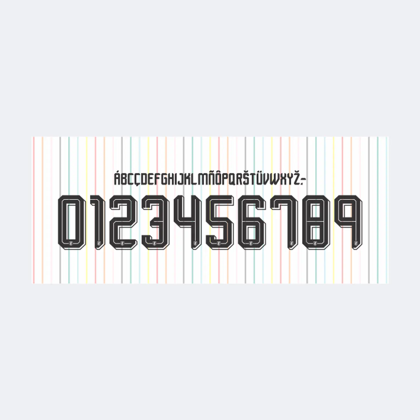 Tipografía Adidas Away Kit 2026 1