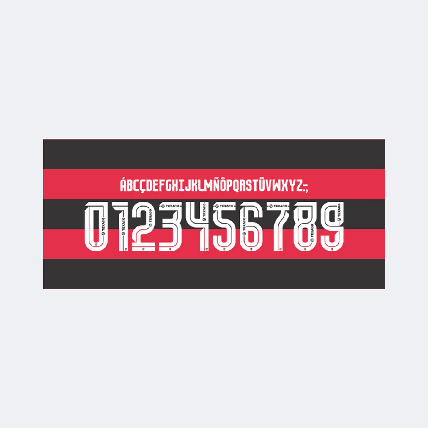 Tipografía Flamengo 2026 1